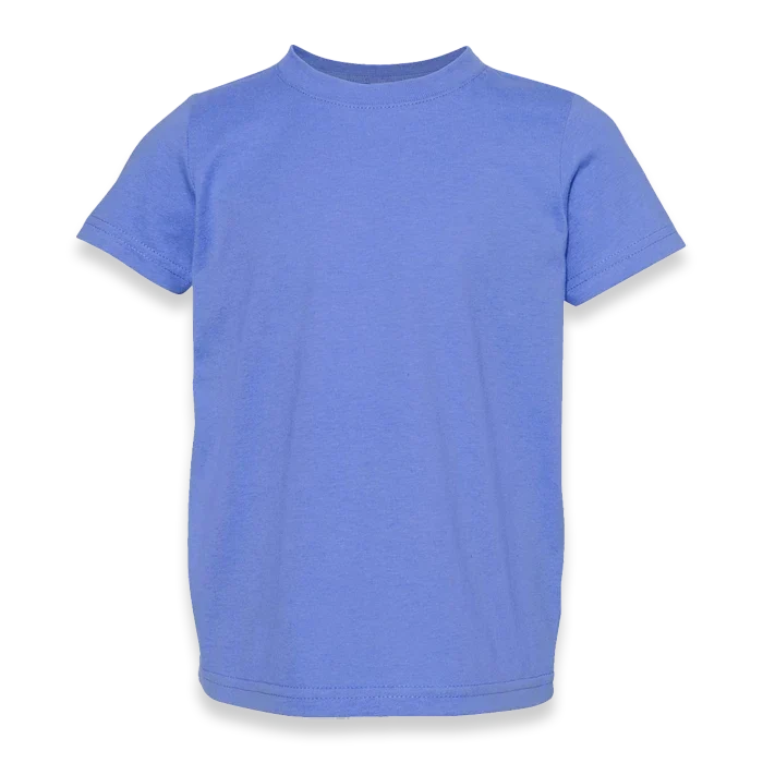 Rabbit Skins - Toddler Fine Jersey T-Shirt - 3321 - Carolina Blue - Front view
