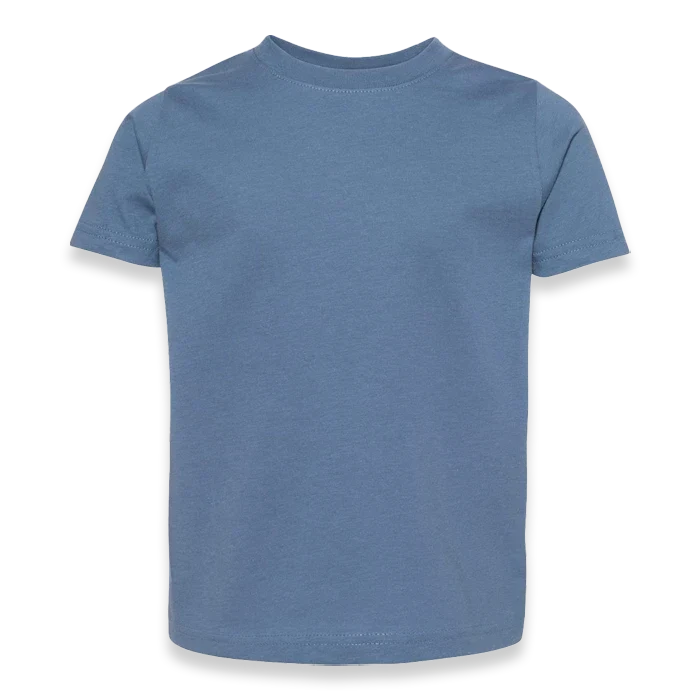 Rabbit Skins - Toddler Fine Jersey T-Shirt - 3321 - Indigo - Front view