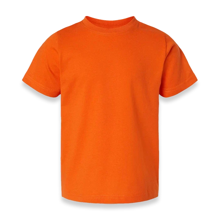 Rabbit Skins - Toddler Fine Jersey T-Shirt - 3321 - Orange - Front view