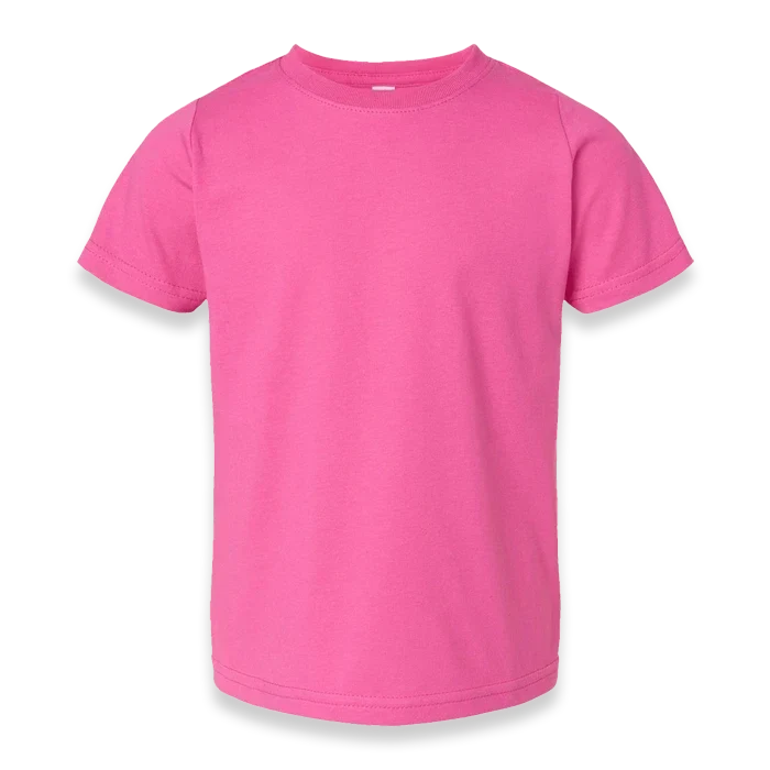 Rabbit Skins - Toddler Fine Jersey T-Shirt - 3321 - Raspberry - Front view
