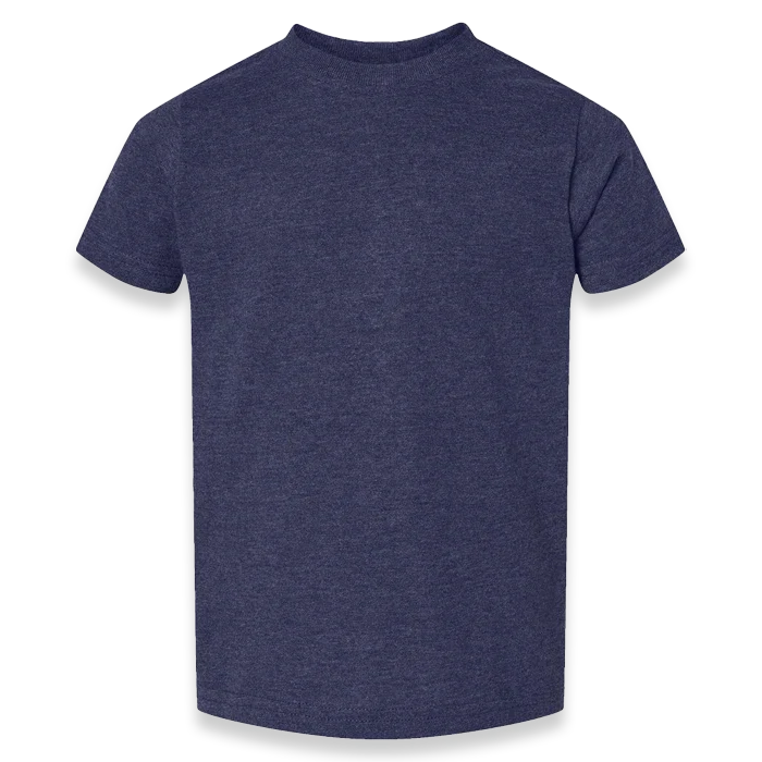 Rabbit Skins - Toddler Fine Jersey T-Shirt - 3321 - Vintage True Navy - Front view