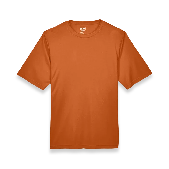 Team 365 - Zone Performance T-Shirt - TT11 - Sport Burnt Orange - Front view