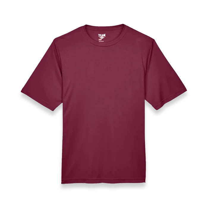 Team 365 - Zone Performance T-Shirt - TT11 - Sport Maroon - Front view