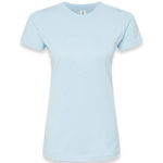Tultex - Women's Fine Jersey Slim Fit T-Shirt - 213 - Baby Blue - Front view