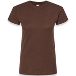 Tultex - Women's Fine Jersey Slim Fit T-Shirt - 213 - Brown - Front view