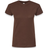 Tultex - Women's Fine Jersey Slim Fit T-Shirt - 213 - Brown - Front view