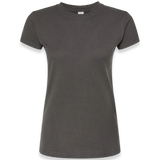 Tultex - Women's Fine Jersey Slim Fit T-Shirt - 213 - Charcoal - Front view