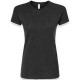 Tultex - Women's Fine Jersey Slim Fit T-Shirt - 213 - Coal - Front view