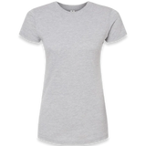 Tultex - Women's Fine Jersey Slim Fit T-Shirt - 213 - Heather Grey - Front view