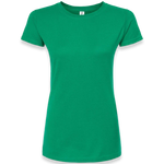 Tultex - Women's Fine Jersey Slim Fit T-Shirt - 213 - Kelly Green - Front view