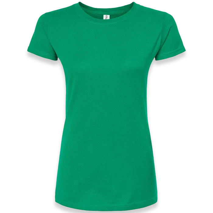 Tultex - Women's Fine Jersey Slim Fit T-Shirt - 213 - Kelly Green - Front view
