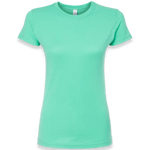 Tultex - Women's Fine Jersey Slim Fit T-Shirt - 213 - Mint - Front view