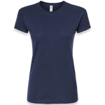 Tultex - Women's Fine Jersey Slim Fit T-Shirt - 213 - Navy - Front view