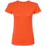 Tultex - Women's Fine Jersey Slim Fit T-Shirt - 213 - Orange - Front view