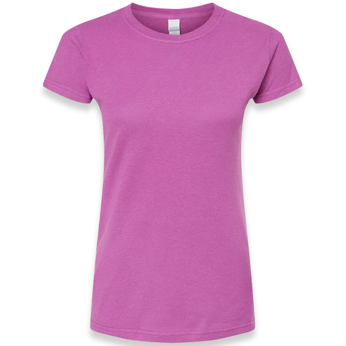 Tultex - Women's Fine Jersey Slim Fit T-Shirt - 213 - Orchid - Front view