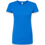 Tultex - Women's Fine Jersey Slim Fit T-Shirt - 213 - Royal - Front view