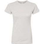 Tultex - Women's Fine Jersey Slim Fit T-Shirt - 213 - Silver - Front view