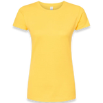 Tultex - Women's Fine Jersey Slim Fit T-Shirt - 213 - Sunshine - Front view
