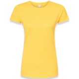 Tultex - Women's Fine Jersey Slim Fit T-Shirt - 213 - Sunshine - Front view