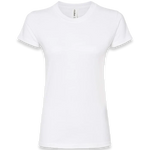 Tultex - Women's Fine Jersey Slim Fit T-Shirt - 213 - White - Front view