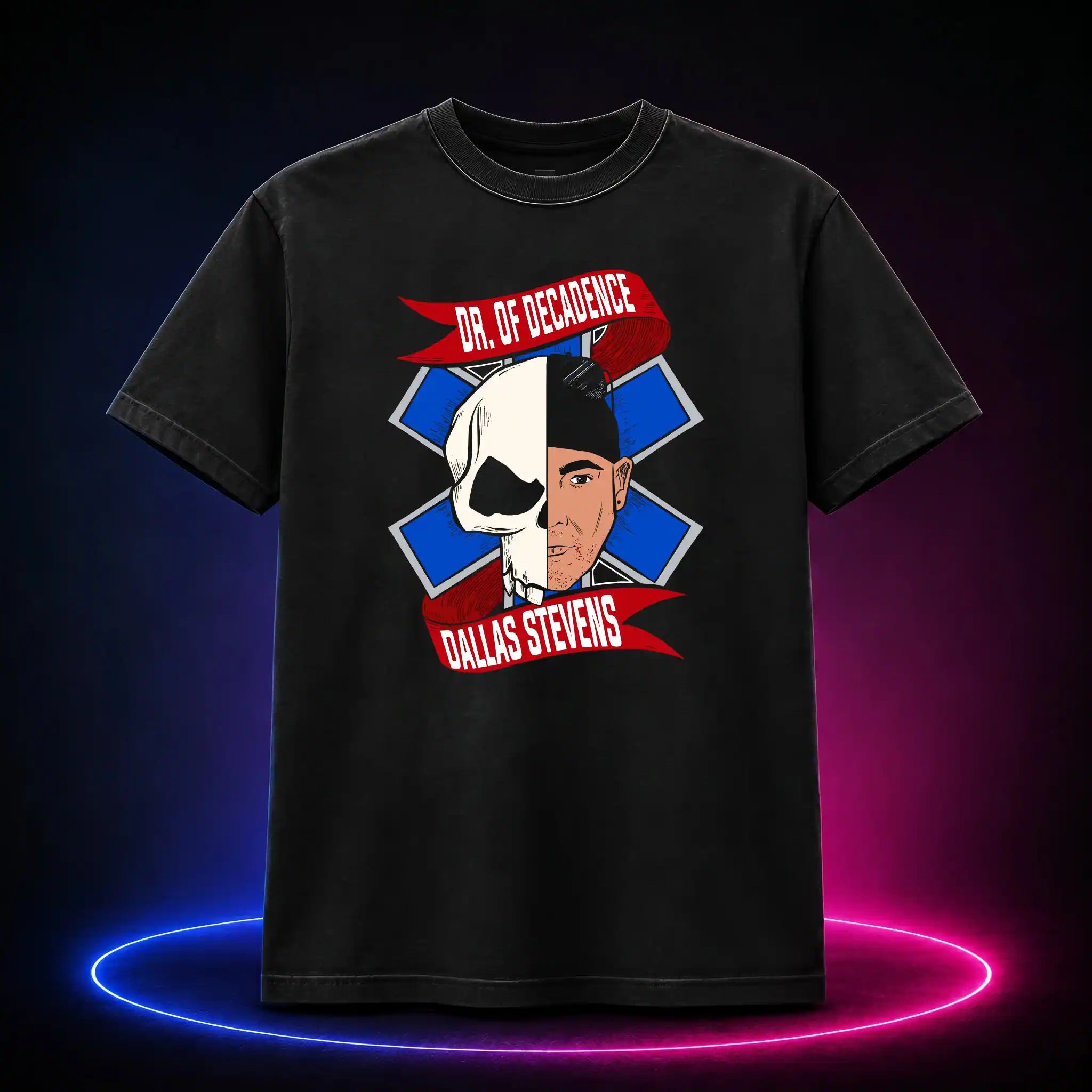 Doctor of Decadence: Dr. Dallas - Premium T-Shirt