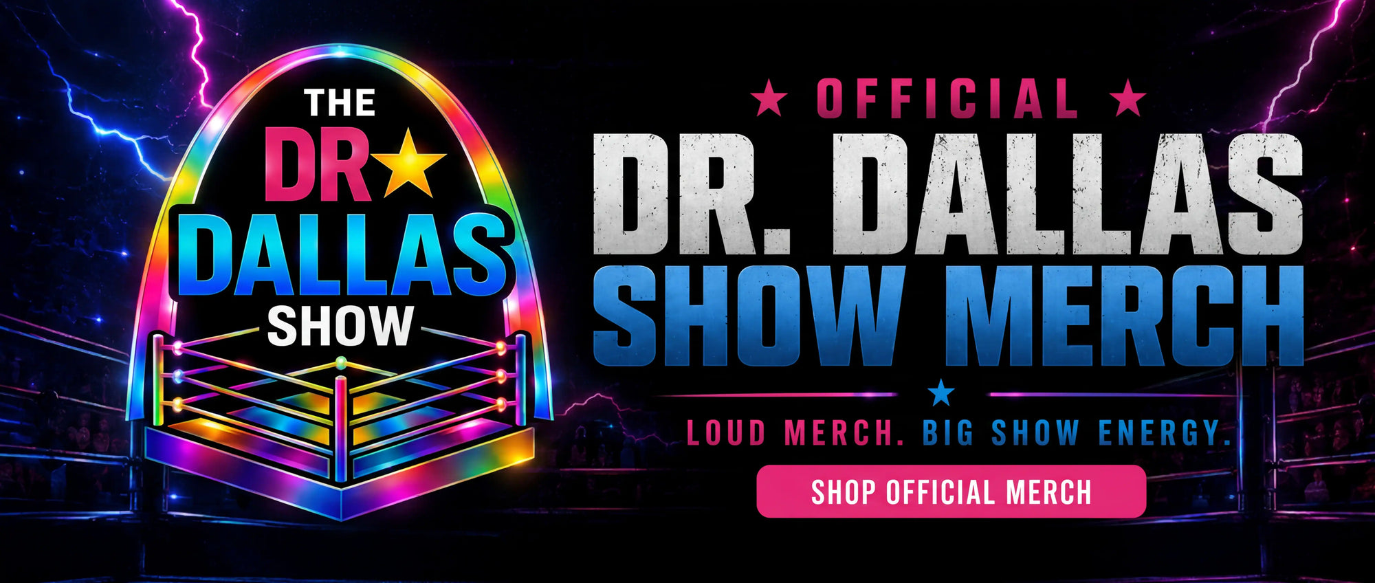 The Dr. Dallas Show Banner