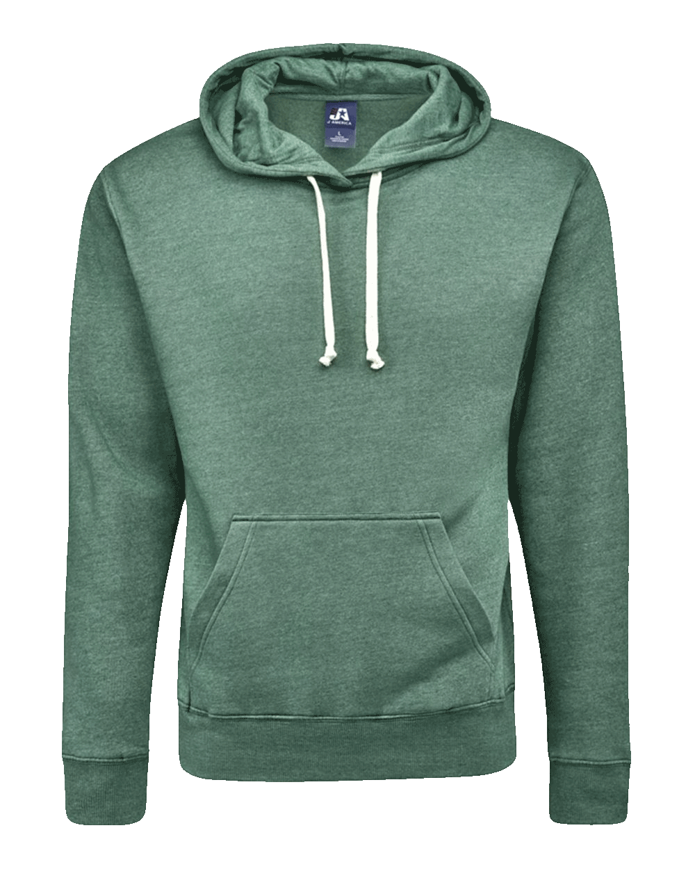 J. America - Triblend Fleece Hooded Sweatshirt- Classic Colors - 8871