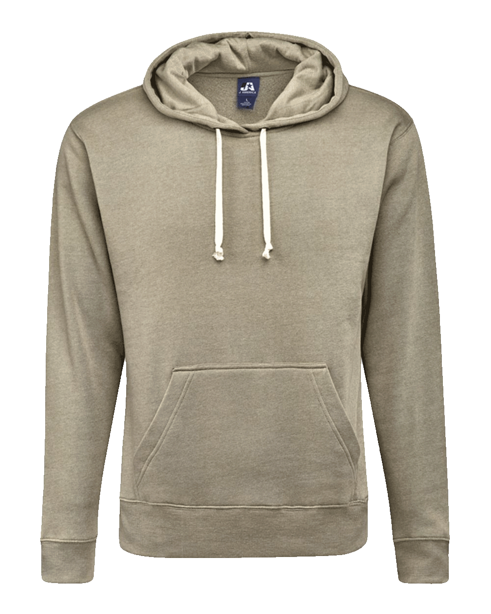 J. America - Triblend Fleece Hooded Sweatshirt- Classic Colors - 8871