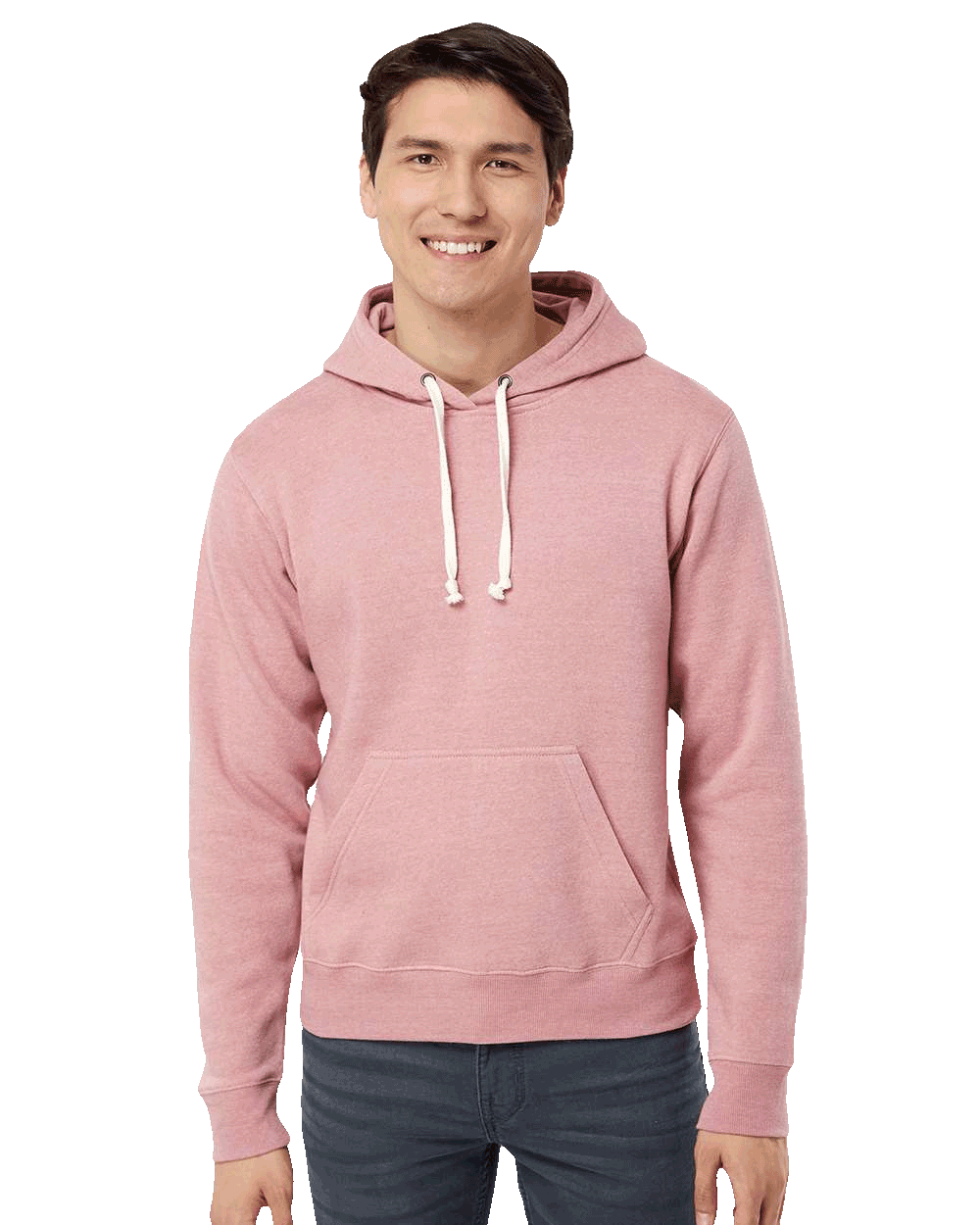 J. America - Triblend Fleece Hooded Sweatshirt- Classic Colors - 8871