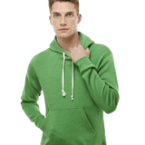 J. America - Triblend Fleece Hooded Sweatshirt- Classic Colors - 8871