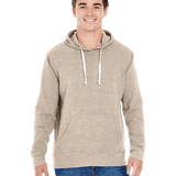 J. America - Triblend Fleece Hooded Sweatshirt- Classic Colors - 8871