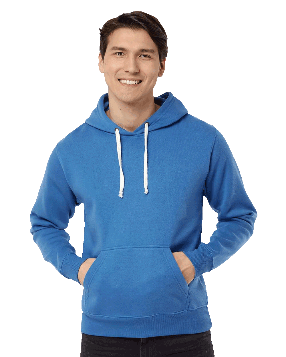 J. America - Triblend Fleece Hooded Sweatshirt- Classic Colors - 8871