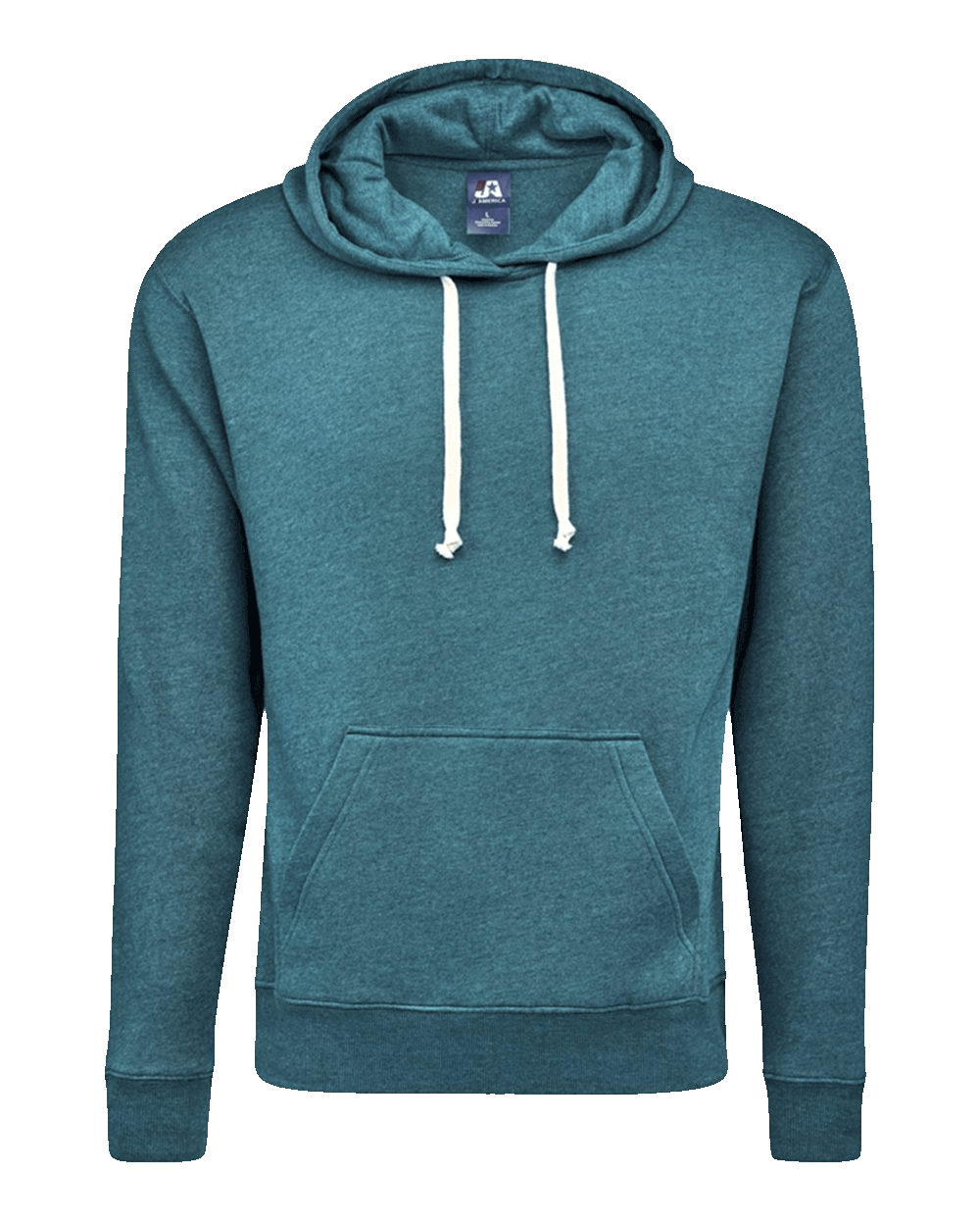 J. America - Triblend Fleece Hooded Sweatshirt- Classic Colors - 8871