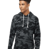 J. America - Triblend Fleece Hooded Sweatshirt- Crazy Colors - 8871