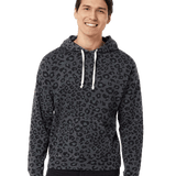 J. America - Triblend Fleece Hooded Sweatshirt- Crazy Colors - 8871