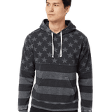 J. America - Triblend Fleece Hooded Sweatshirt- Crazy Colors - 8871