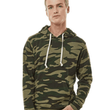 J. America - Triblend Fleece Hooded Sweatshirt- Crazy Colors - 8871