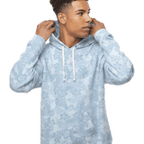 J. America - Triblend Fleece Hooded Sweatshirt- Crazy Colors - 8871
