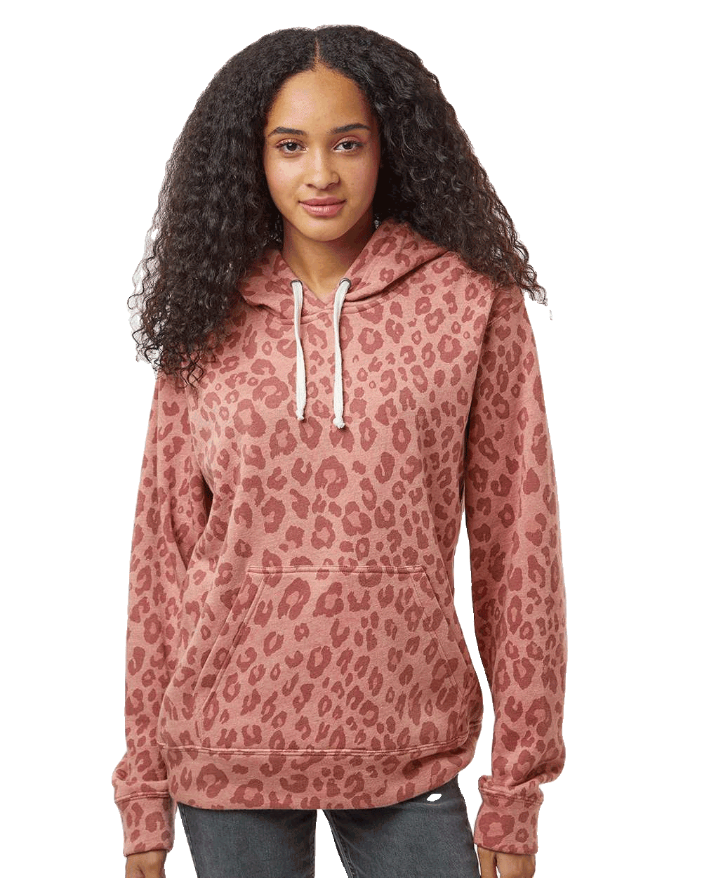 J. America - Triblend Fleece Hooded Sweatshirt- Crazy Colors - 8871