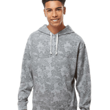 J. America - Triblend Fleece Hooded Sweatshirt- Crazy Colors - 8871