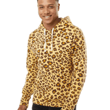 J. America - Triblend Fleece Hooded Sweatshirt- Crazy Colors - 8871