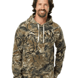 J. America - Triblend Fleece Hooded Sweatshirt- Crazy Colors - 8871