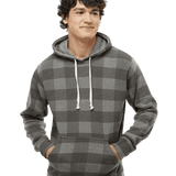 J. America - Triblend Fleece Hooded Sweatshirt- Crazy Colors - 8871