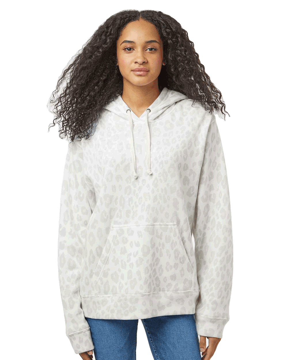 J. America - Triblend Fleece Hooded Sweatshirt- Crazy Colors - 8871