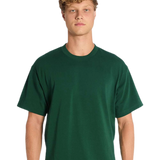 Lane Seven - Unisex Urban Heavyweight Tee - LS16005 in Forest Green — model front view