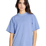 Lane Seven - Unisex Urban Heavyweight Tee - LS16005 in Pigment Grape Ice — model front view