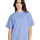 Lane Seven - Unisex Urban Heavyweight Tee - LS16005 in Pigment Grape Ice — model front view