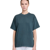 Lane Seven - Unisex Urban Heavyweight Tee - LS16005 in Pigment Midnight Navy — model front view