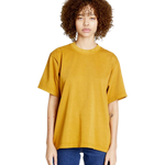 Lane Seven - Unisex Urban Heavyweight Tee - LS16005 in Pigment Peanut Butter — model front view