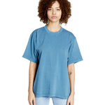 Lane Seven - Unisex Urban Heavyweight Tee - LS16005 in Pigment Pebble Blue — model front view